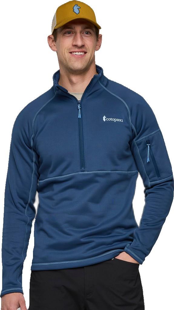Tempa Fleece Half-Zip Pullover - Mens - deep sea 1