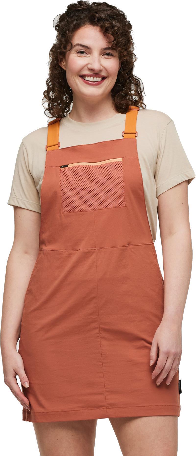Tolima Overall Dress - Faded Brick 3