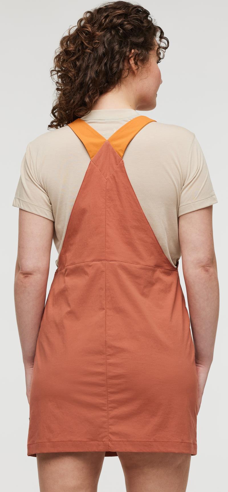 Tolima Overall Dress - Faded Brick 4
