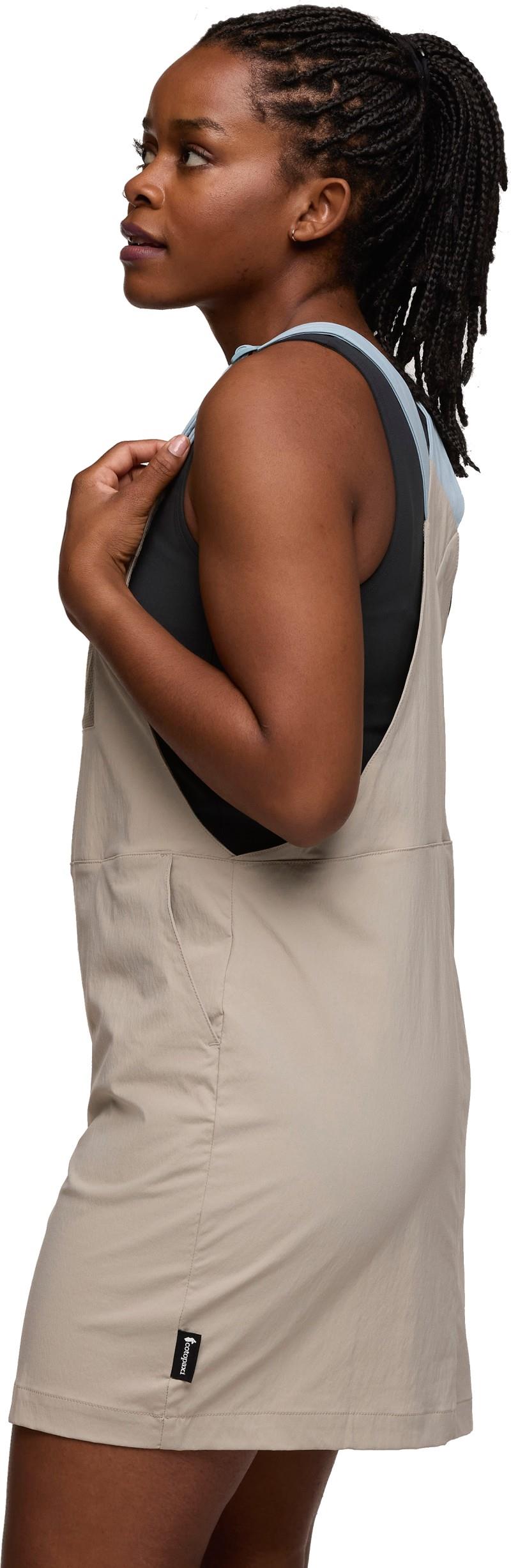 Tolima Overall Dress - pebble 1