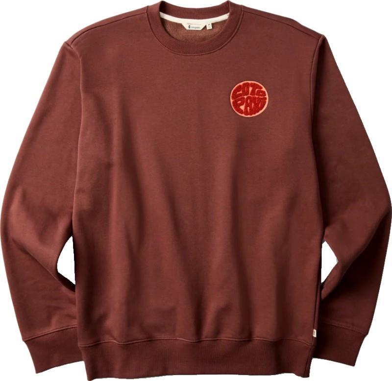 Trail To Sea Crew Sweatshirt - Mens - sepia 1