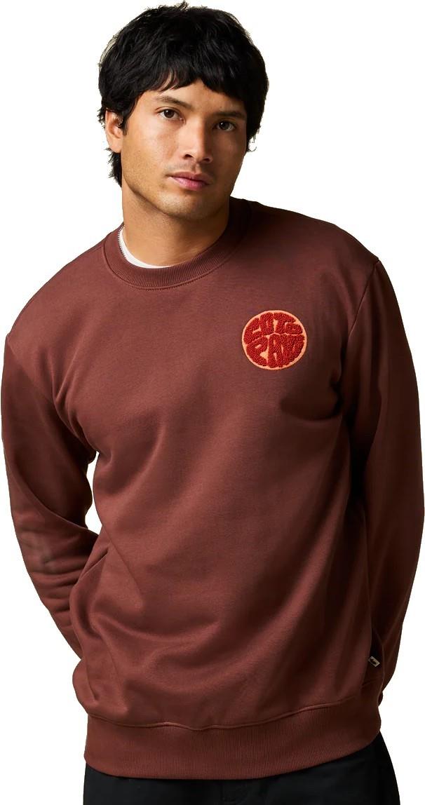 Trail To Sea Crew Sweatshirt - Mens - sepia 1