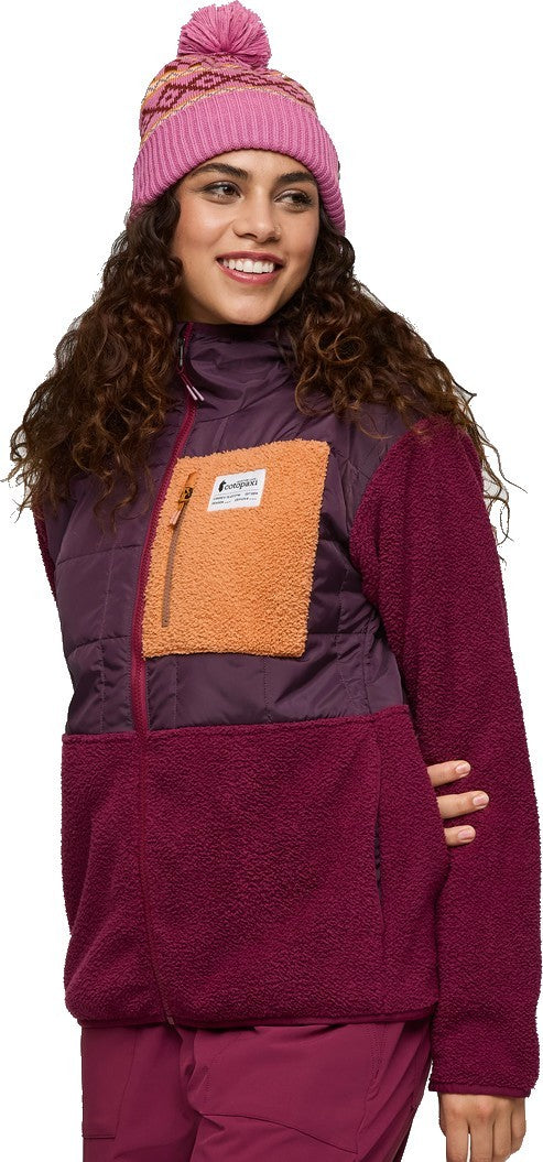 Trico Hybrid Hooded Jacket - Womens - blackberry / jam 1