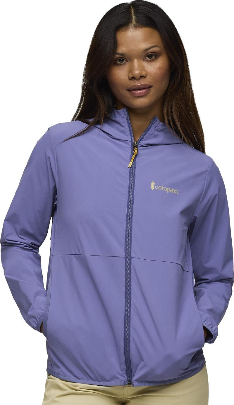Vuelta Performance Windbreaker Jacket - Womens - blue smoke 1