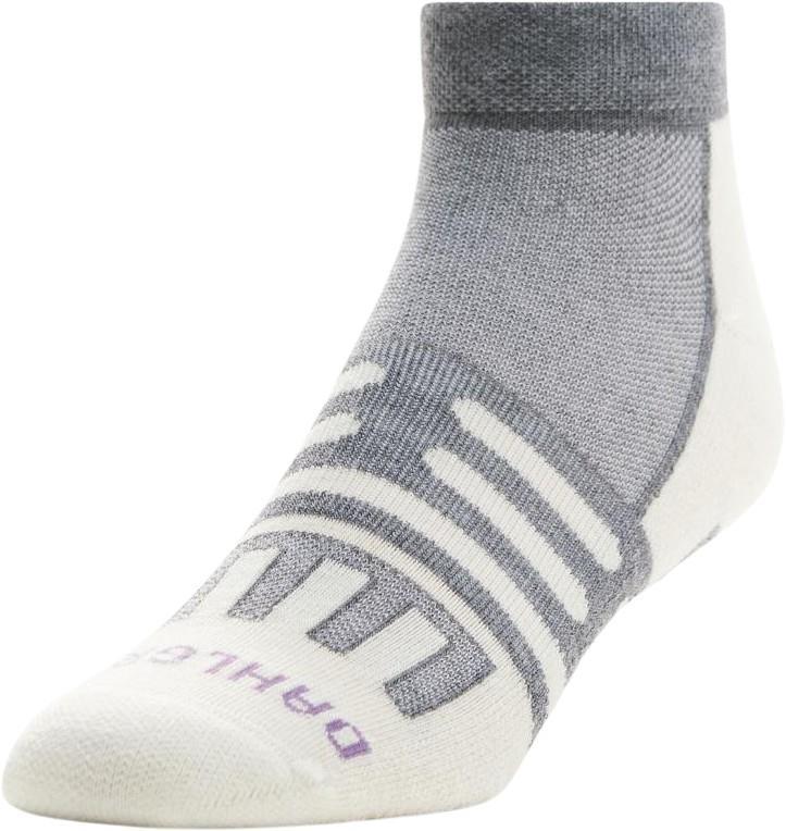 Burst Lightweight Mini Crew Socks - smoke 1