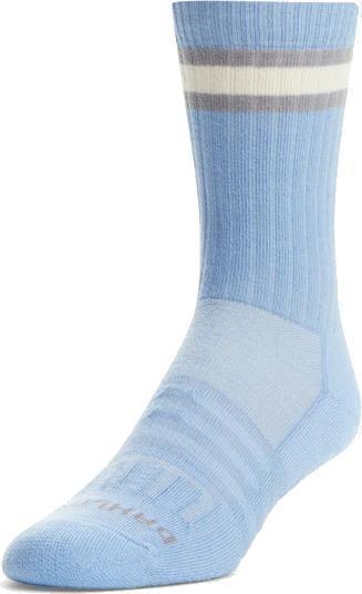 Heritage Lightweight Crew Socks - Carolina Blue 1