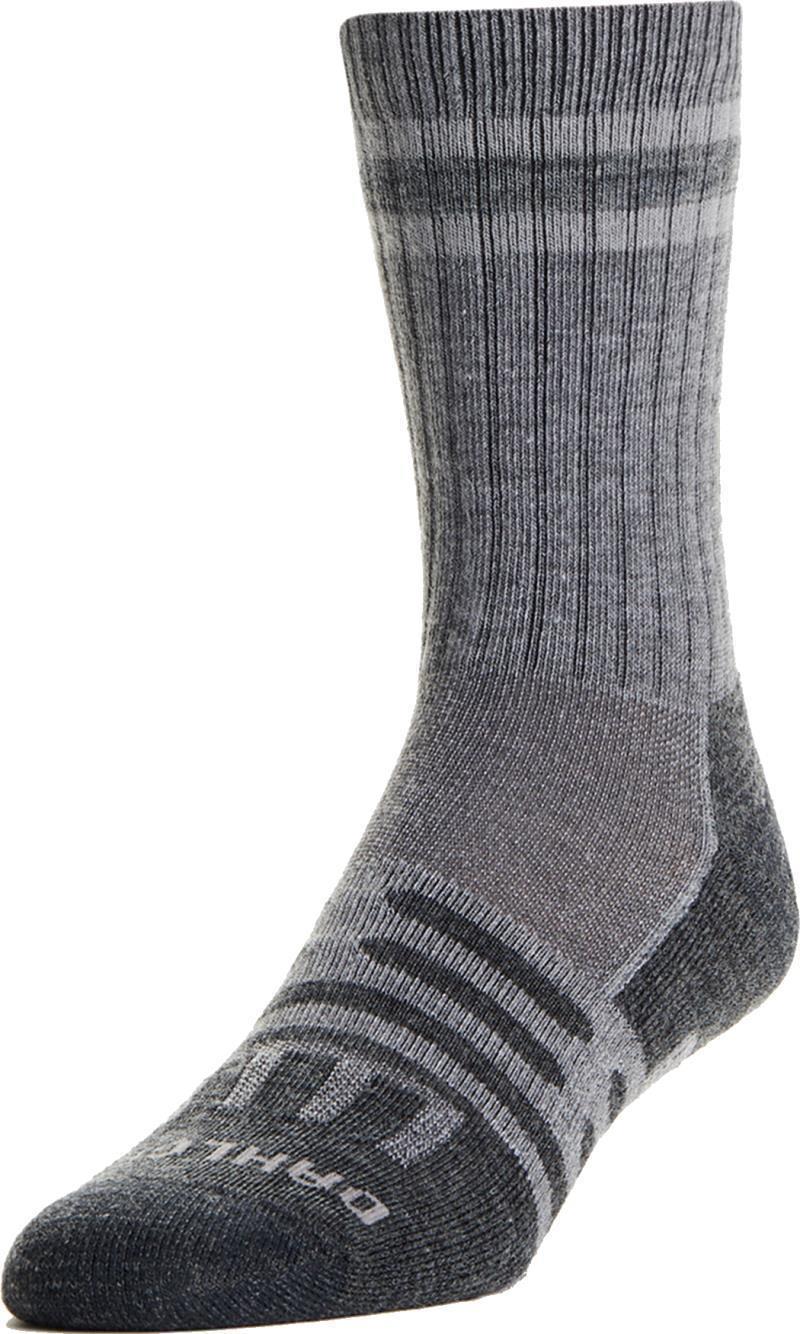 Heritage Lightweight Crew Socks - Charcoal 1