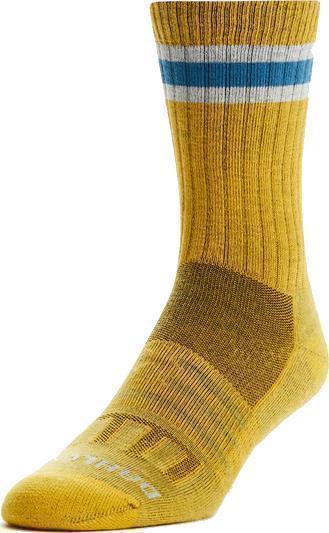 Heritage Lightweight Crew Socks - Gold 1