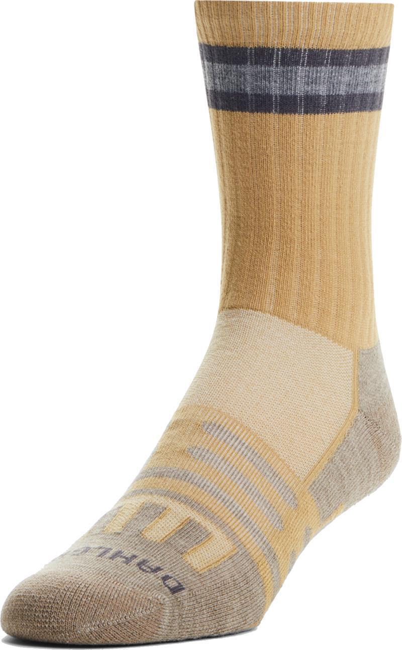 Heritage Lightweight Crew Socks - Khaki / Charcoal 1
