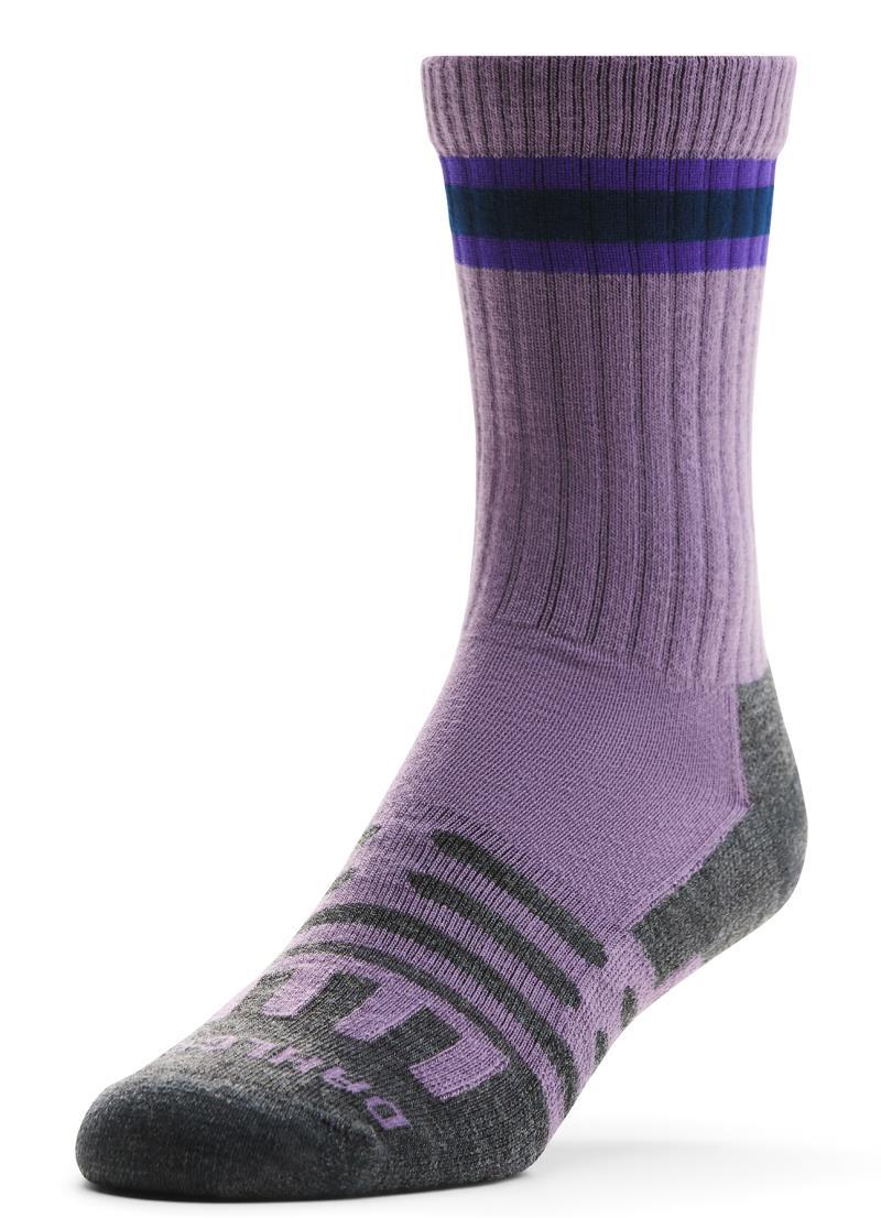 Heritage Lightweight Crew Socks - Lilac 1