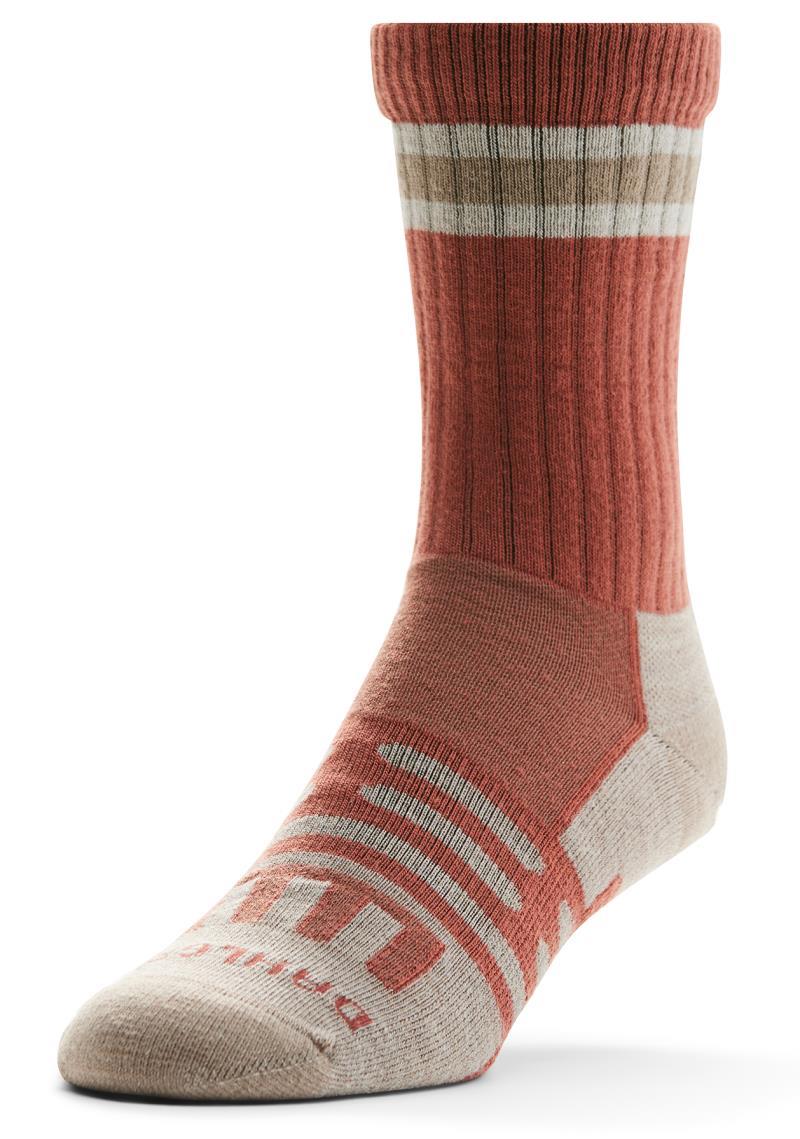 Heritage Lightweight Crew Socks - Rosewood 1