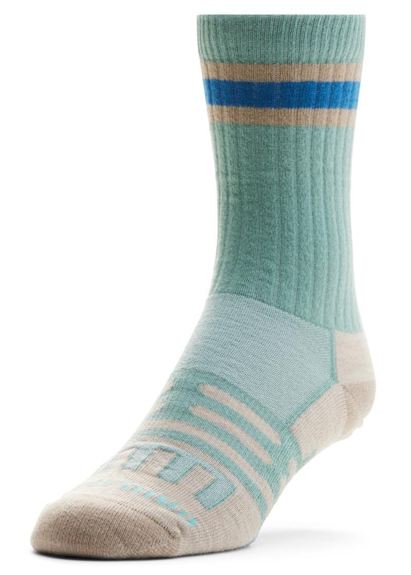 Heritage Lightweight Crew Socks - Turquoise 1
