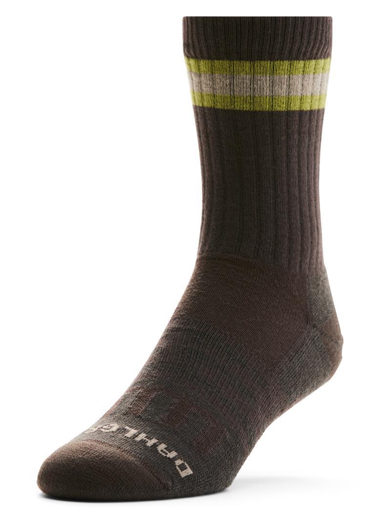 Heritage Lightweight Crew Socks - Wood 1