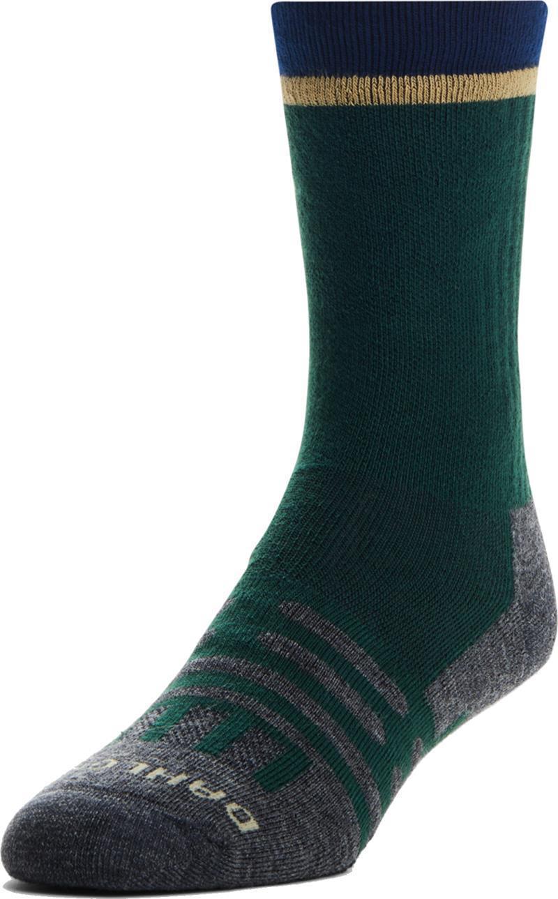 Legacy Medium Crew Socks - Bottle Green / Charcoal 1