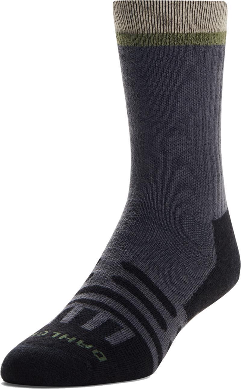 Legacy Medium Crew Socks - Granite / Black 1