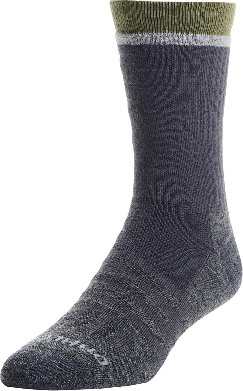Legacy Medium Crew Socks - Volcanic Grey 1