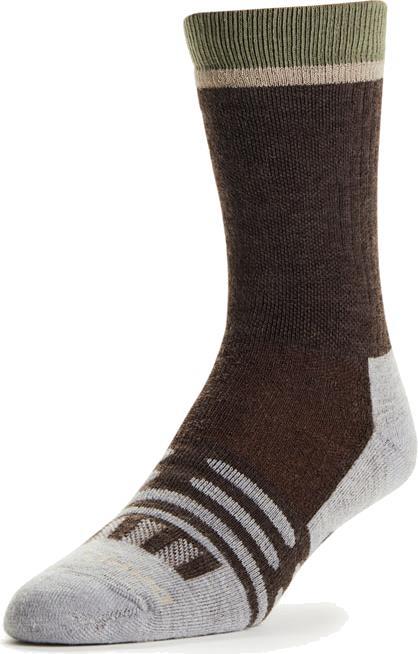 Legacy Medium Crew Socks - Walnut 1