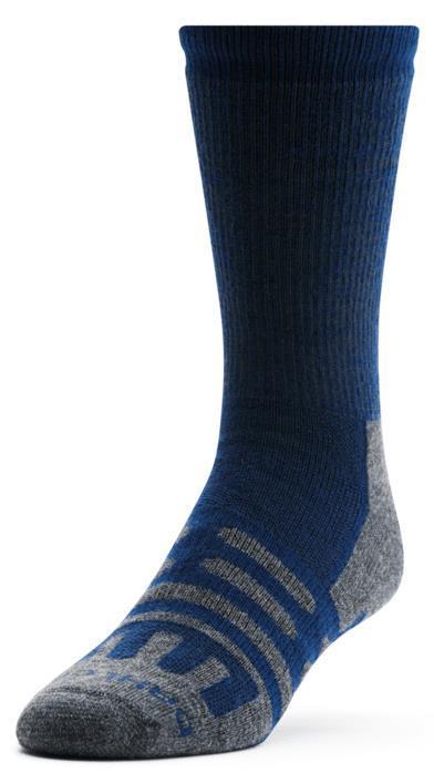 Path Heavy Mid-Calf Socks - Indigo 1