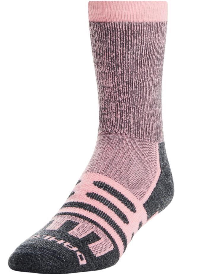 Path Heavy Mid-Calf Socks - New Pink / Charcoal 1
