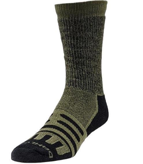 Path Heavy Mid-Calf Socks - Pine / Black 1