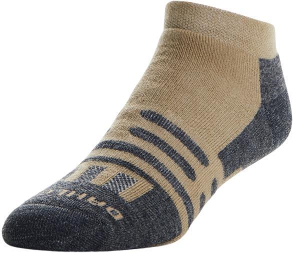 Sprint Medium Mini Crew Socks - earth / charcoal 1