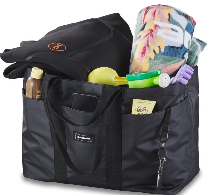 Catch-All Tote - black tarp 1