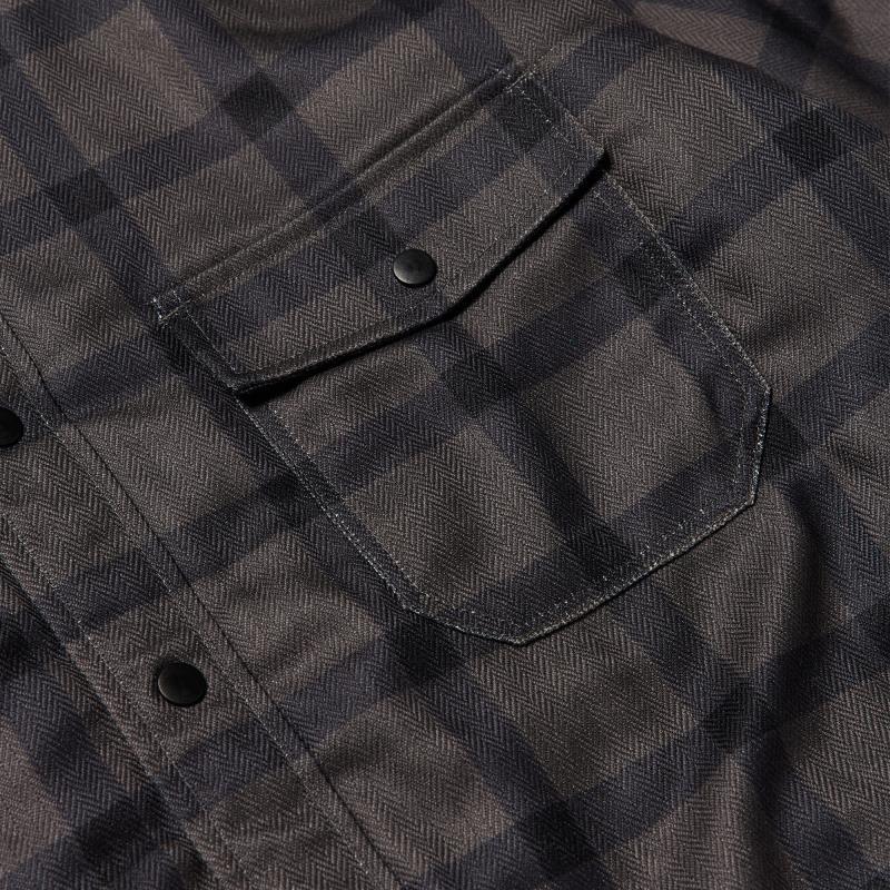 Charger Insulated Flannel Shirt - Unisex - grey plaid 1