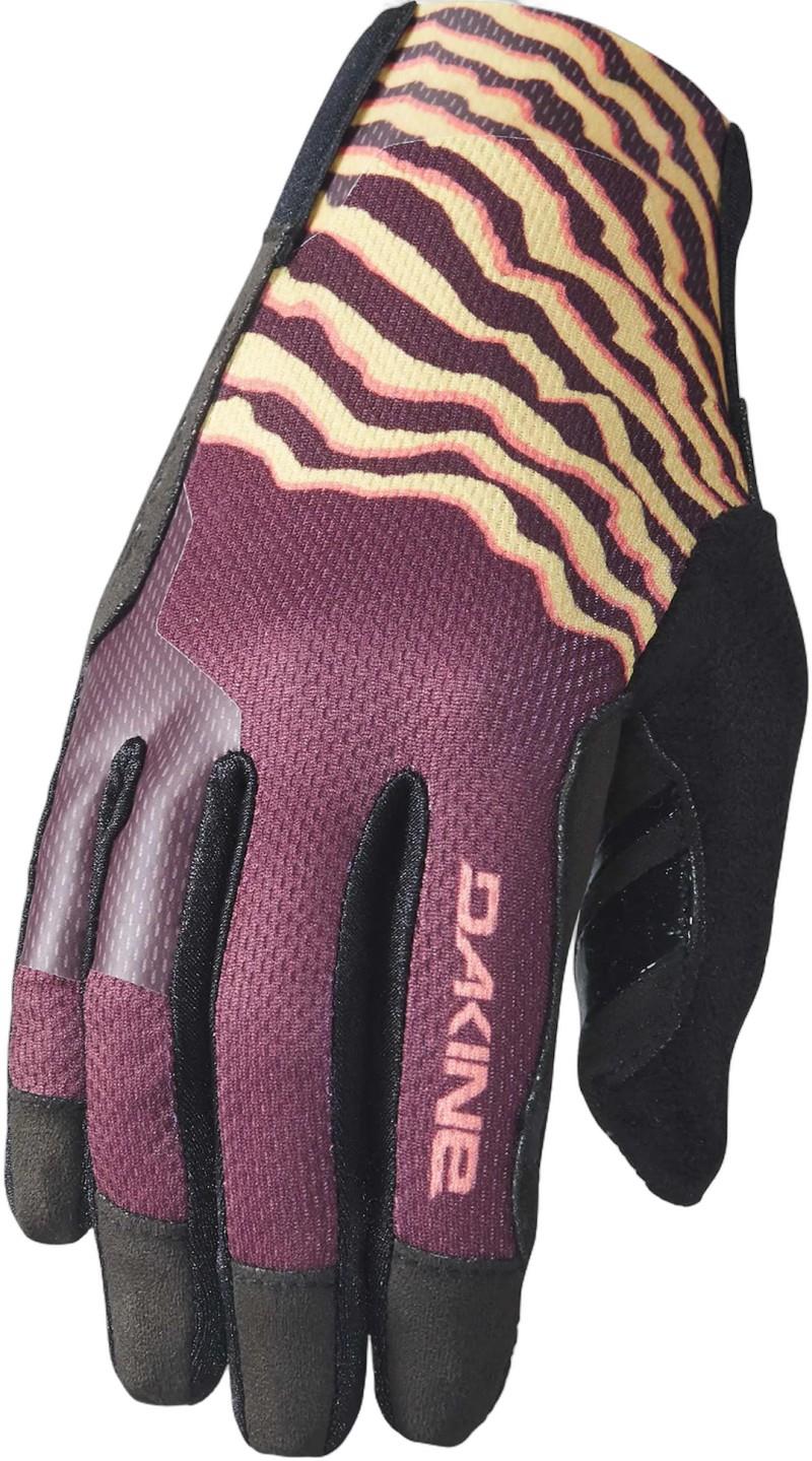 Covert Gloves - Womens - ochre stripe / port 1