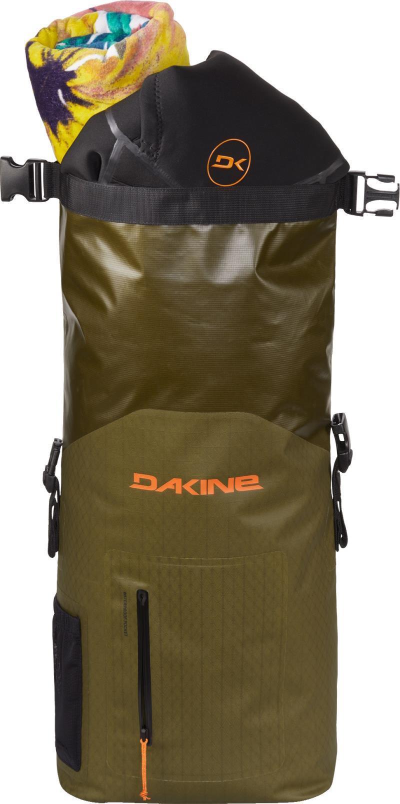 Cyclone LT Wet/Dry Rolltop Pack 30L - Dark Olive 3