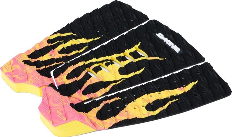 Erin Brooks Pro Surf Traction Pad - black neon flame 1