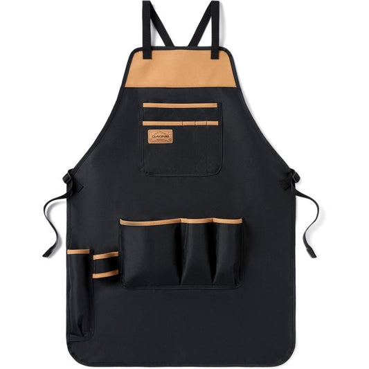 Shop Apron - black / tan 1