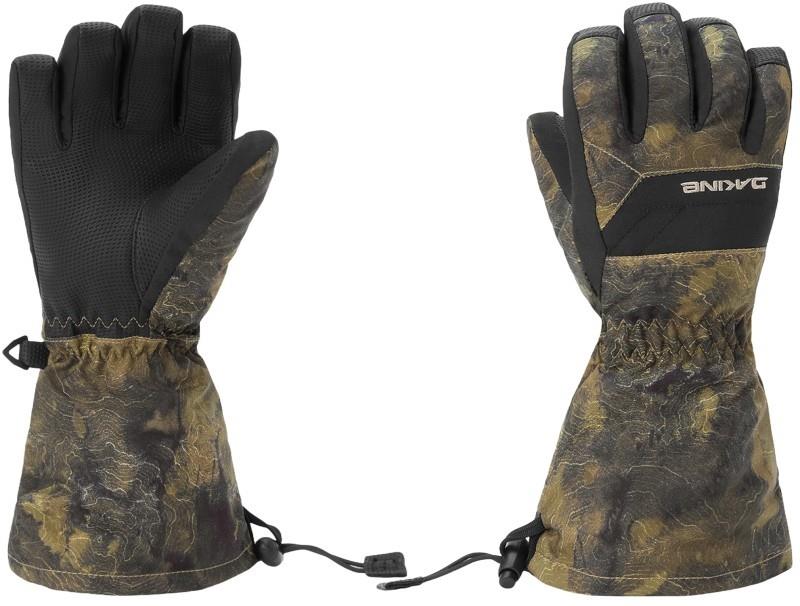 Yukon Gloves - Youth - earth topo 1