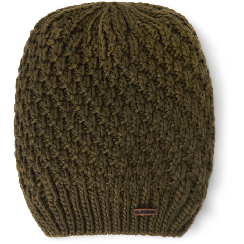 Zoe Beanie - Womens - Dark Olive 1