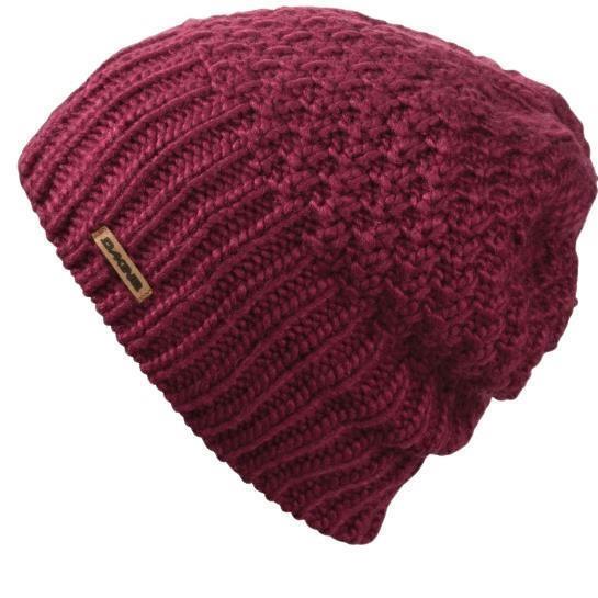 Zoe Beanie - Womens - Rosewood 1
