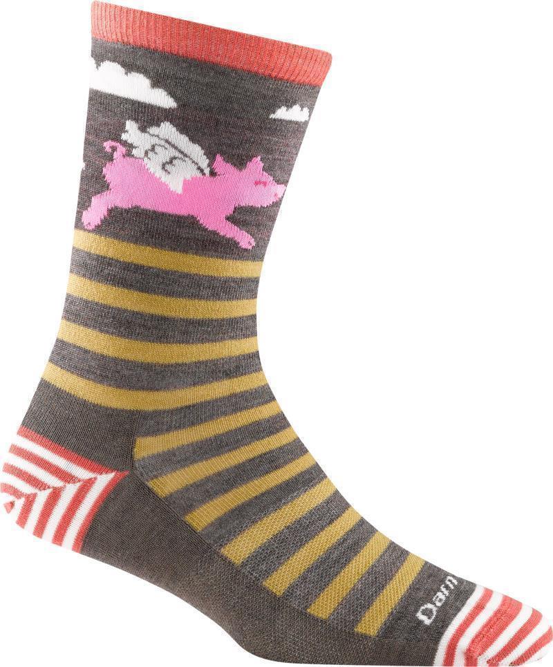 Animal Haus Crew Lightweight Cushion Socks - Womens - Morel 1