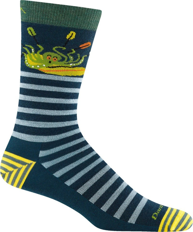 Animal Haus Crew Lightweight No Cushion Socks - Mens - dark teal 1
