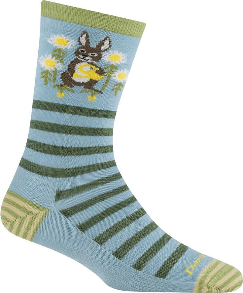Animal Haus Crew Lightweight No Cushion Socks - Womens - bunny blue 1