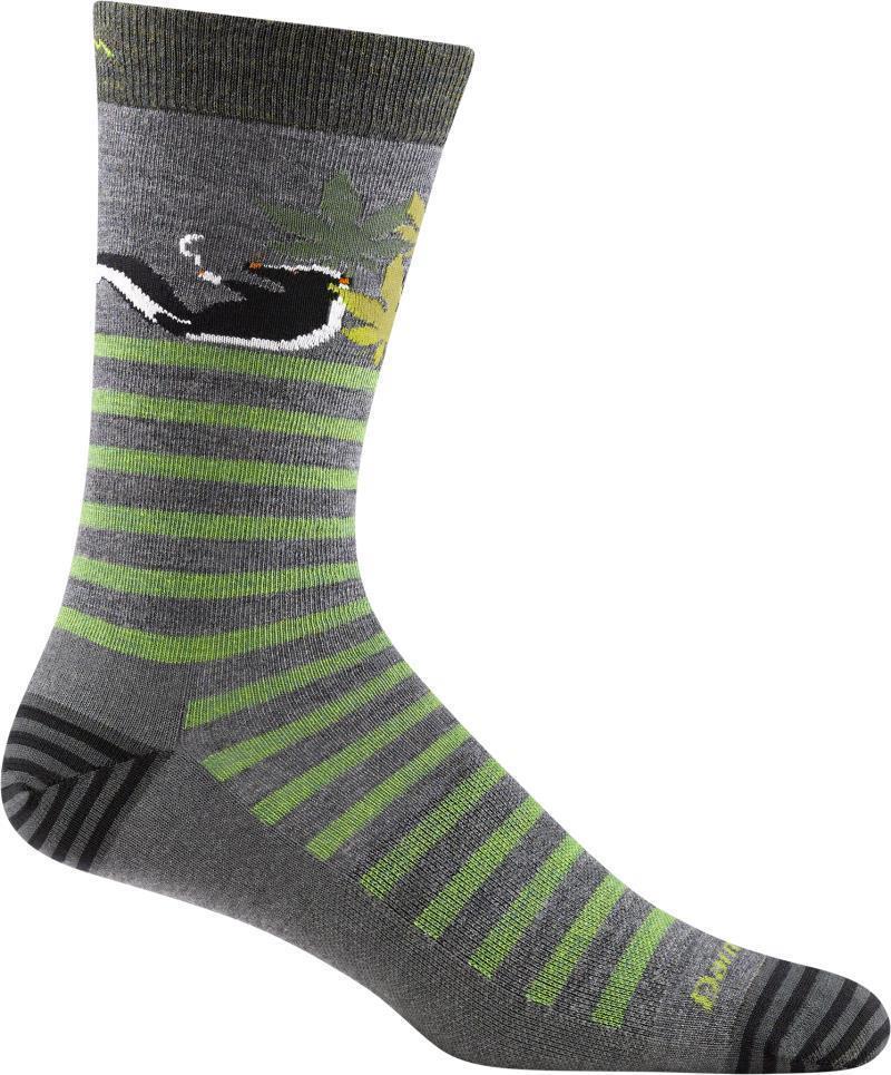 Animal Haus Crew Lightweight Socks - Mens - Gray 1