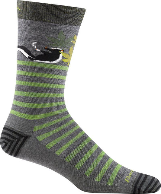 Animal Haus Crew Lightweight Socks - Mens - Gray 1