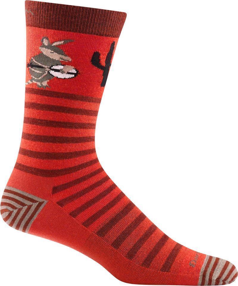 Animal Haus Crew Lightweight Socks - Mens - Lava 1