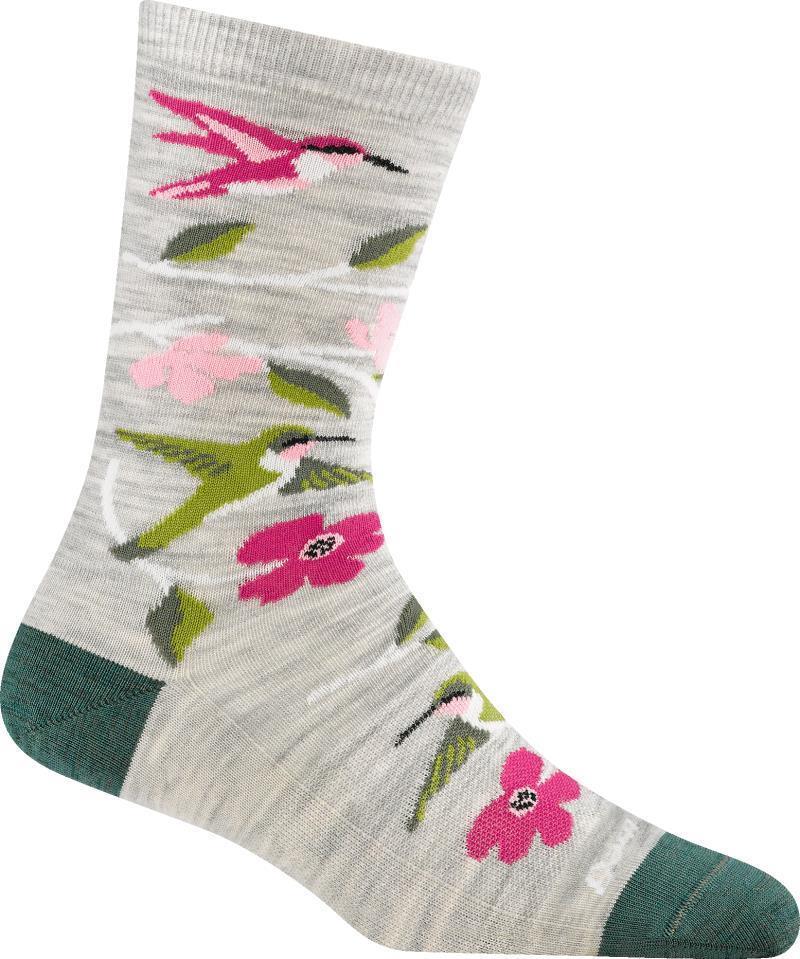 Birds Of A Feather Crew Lightweight No Cushion Socks - Womens - ash 1
