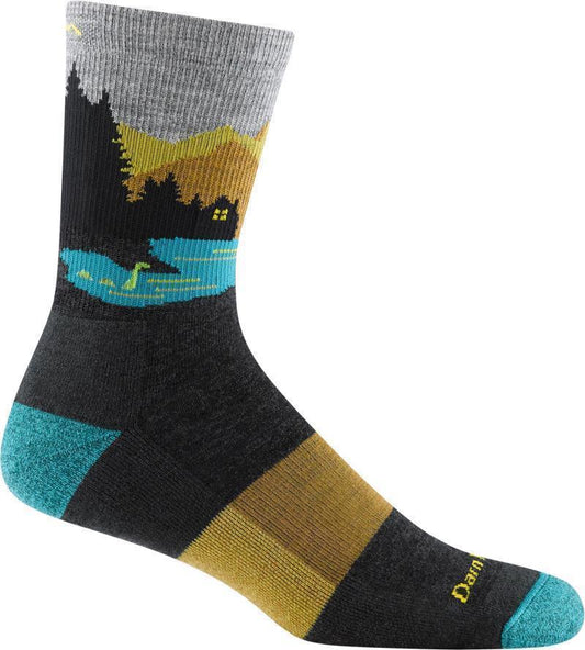 Close Encounters Micro Crew Midweight Cushion Socks - Mens - Charcoal 1