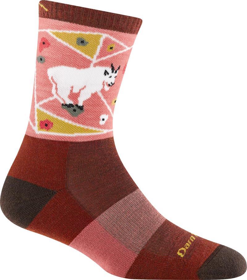 Critter Club Micro Crew Lightweight Cushion Socks - Womens - Canyon 1