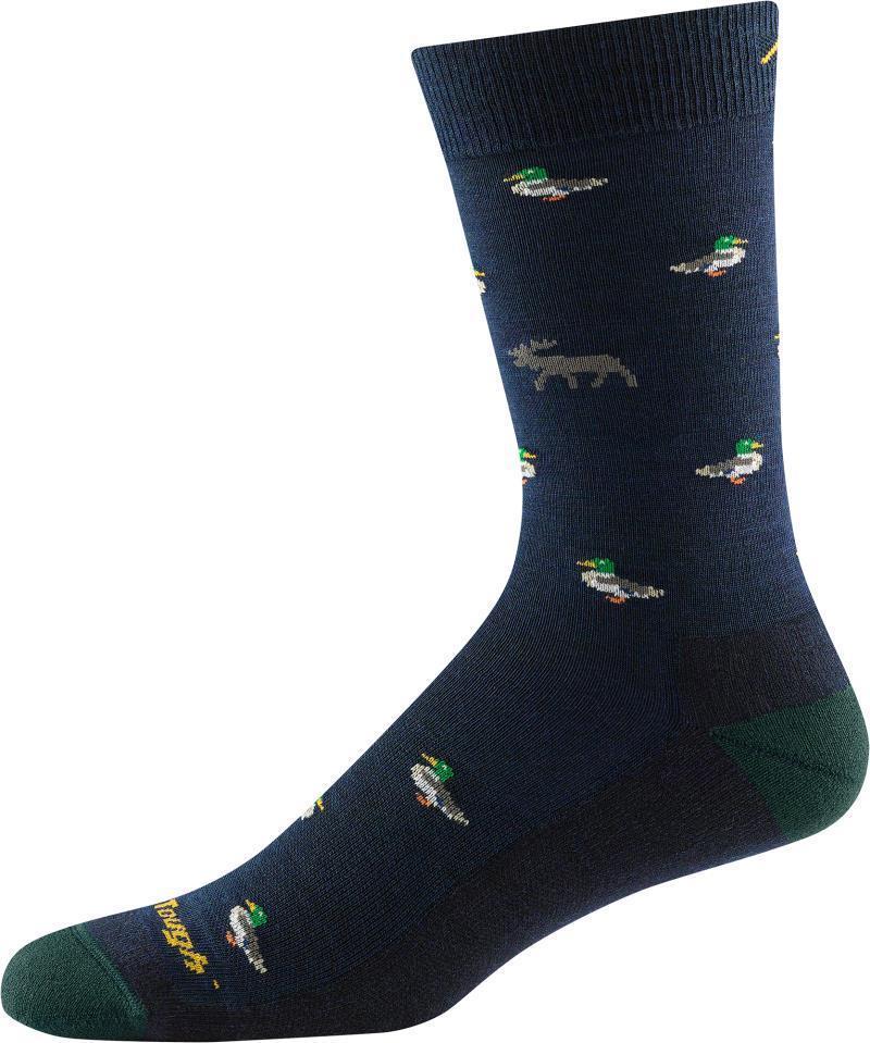 Duck Duck Moose Crew Lightweight Cushion Socks - Mens - Eclipse 2