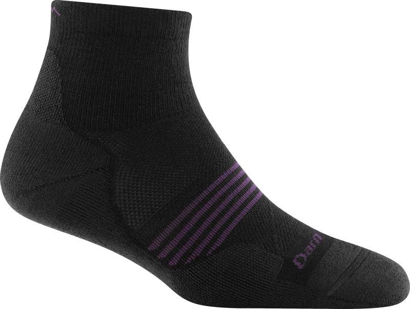 Element Quarter Lightweight Cushion Socks - Womens - Black 1