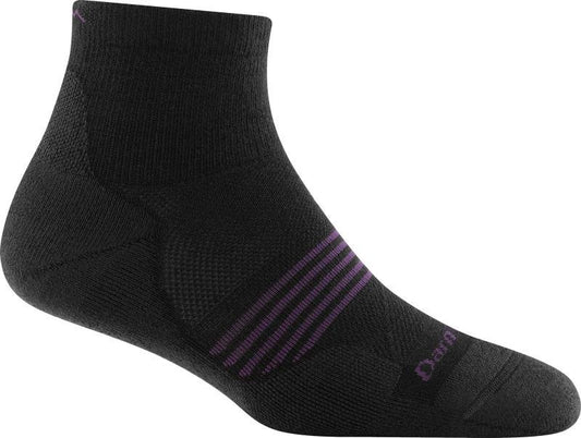 Element Quarter Lightweight Cushion Socks - Womens - Black 1