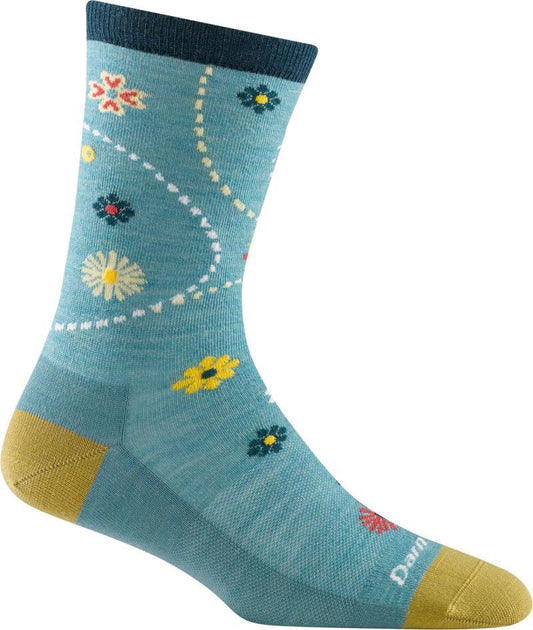 Garden Crew Lightweight Cushion Socks - Womens - Aqua 1