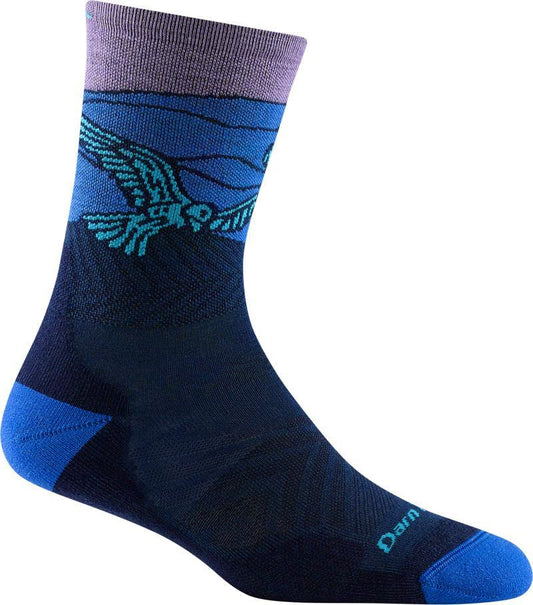 Glide Micro Crew Ultralight Cushion Socks - Womens - midnight 1