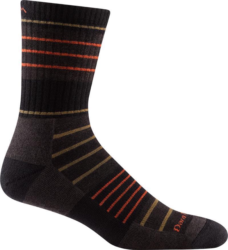 Highline Micro Crew Midweight Cushion Socks - Mens - hickory 1