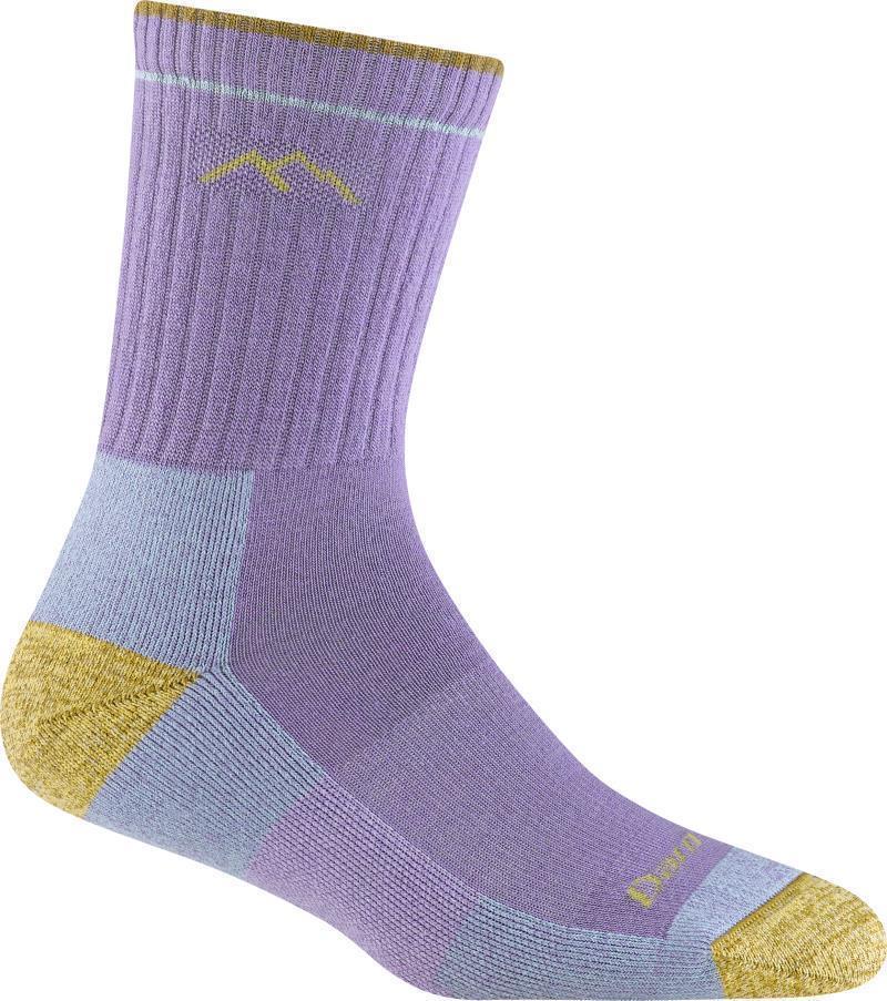 Hiker Micro Crew Midweight Cushion Socks - Womens - Lavender 1